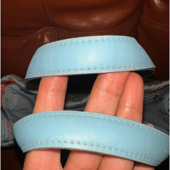 Authentic Chanel Travel Line light Blue Jacquard Nylon tote, with auth card - Picture 4 of 17